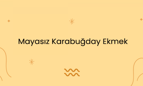 Mayasız Karabuğday Ekmek
