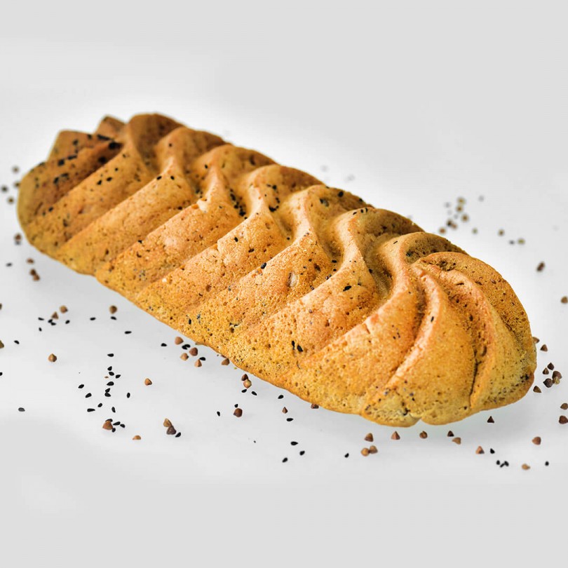 Glutensiz Ekmek Çörekotlu Baton Karabuğday Ekmeği 