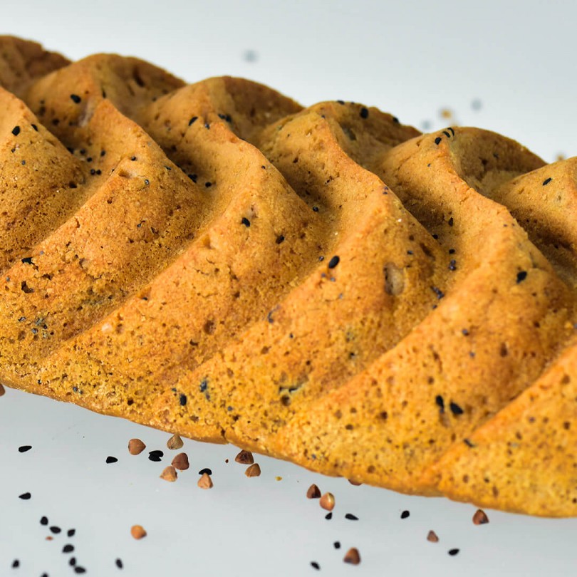 Glutensiz Ekmek Çörekotlu Baton Karabuğday Ekmeği 